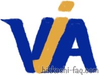 VJAグループのロゴマークのイラストです。